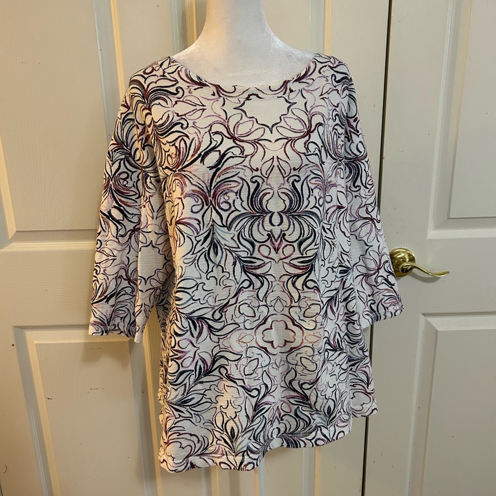 T by Talbots 3/4 sleeve tee, 2X